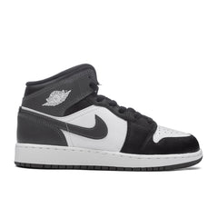 Air Jordan 1 Mid (GS) - Black/Iron Grey/White