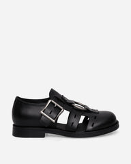 Bondage Belt Sandals Black