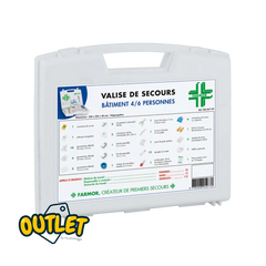 Valise de secours Bâtiment - 4 à 6 personnes - Farmor // Date dépassée ou courte Farmor