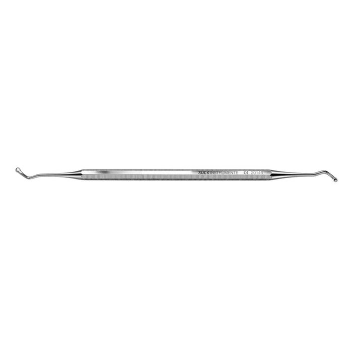 Double hollow head curette - Length: 17 cm - Ruck Ruck