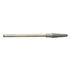 Bur E6925 Tungsten carbide - Abrasion of normal nails - Super fine helical teeth - 4 mm - My Podologie