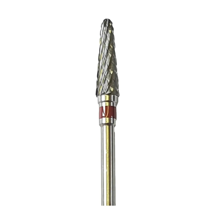 Bur E6953 Tungsten carbide - Abrasion of normal to thick nails - Intermediate cross teeth - 4.0 mm - My Podiatry