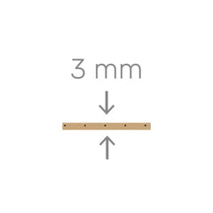 Lunalastik perforated - EVA - Shore 25 - 3 mm / 6 mm - Nora - My Podologie