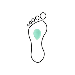 Metatarsal Pad - Drop Shape - ARC - Shore 25-35 - Green - My Podologie