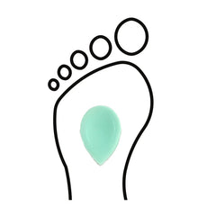 Metatarsal Pad - Drop Shape - ARC - Shore 25-35 - Green - My Podologie