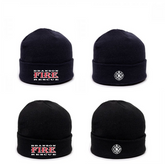 Rolled Knit Beanie with IAFF
