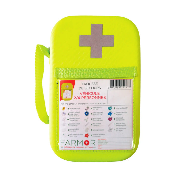 Vehicle first aid kit - 2 to 4 people - Farmor - My Podologie