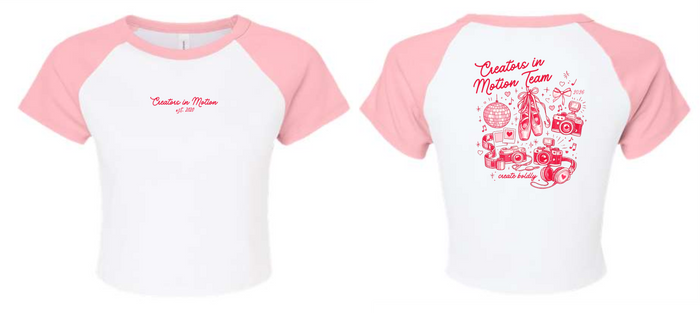 Women's Illustrated Raglan Baby Tee