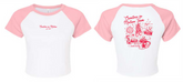 Women's Illustrated Raglan Baby Tee