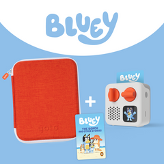 Yoto Mini + Bluey Card Case Bundle