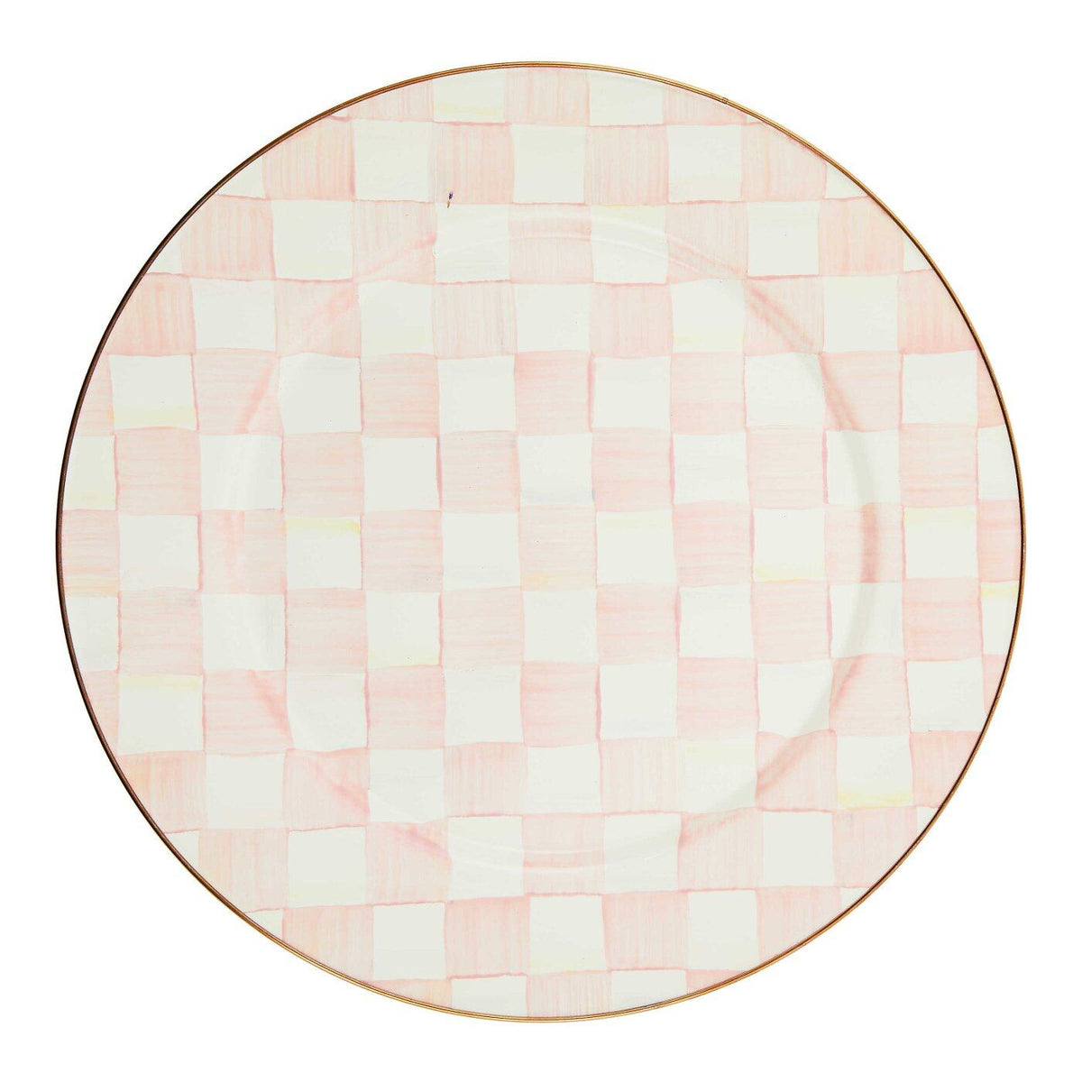 Mackenzie-Childs Rosy Check Serving Platter