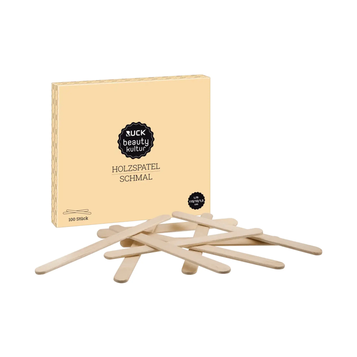 100 disposable wooden spatulas for applying creams - Ruck Ruck