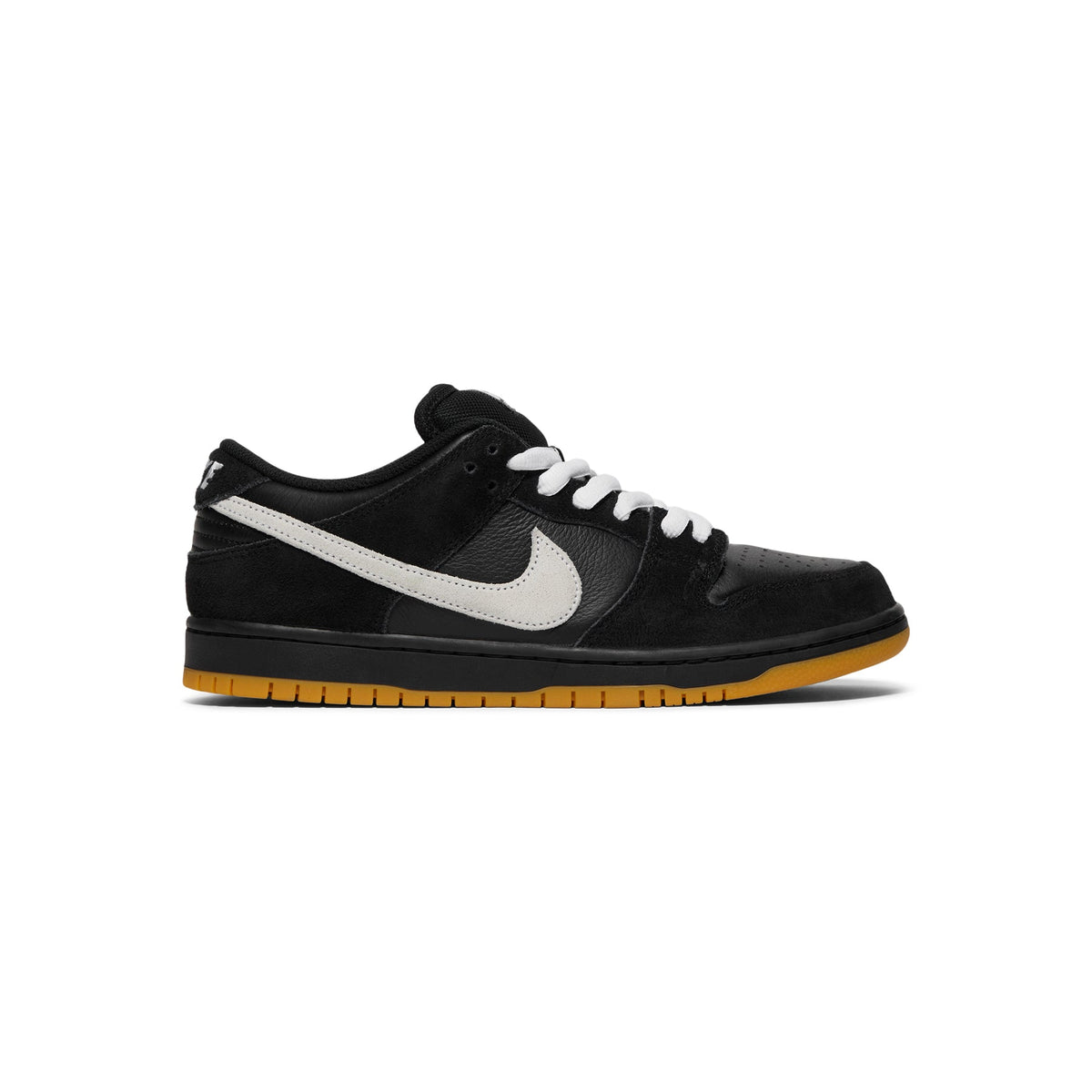 Nike SB Dunk Low Pro (Black/White/Gum light brown)