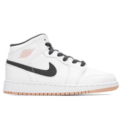 Air Jordan 1 Mid (GS) - White/Anthracite