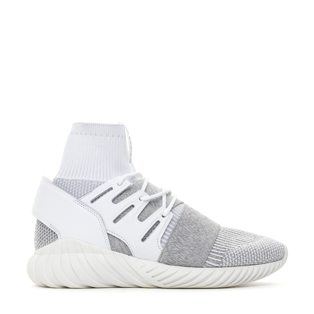 Adidas Originals Tubular Doom PK Primeknit White Grey BY3553