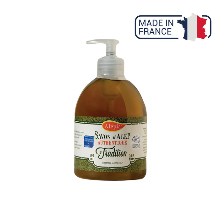 Aleppo Liquid Soap Authentic Tradition 1% Laurel - 500 mL - Alépia Alépia