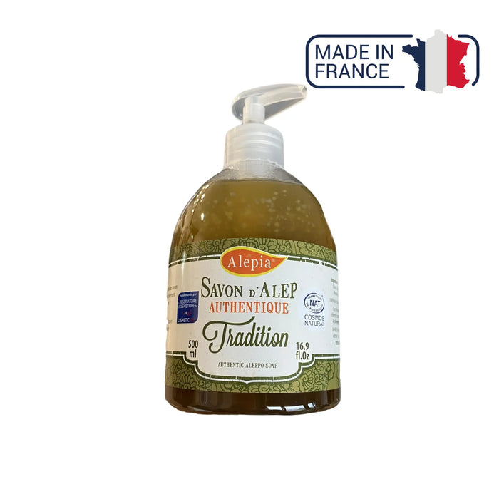 Aleppo Liquid Soap Authentic Tradition 1% Laurel - 500 mL - Alépia Alépia