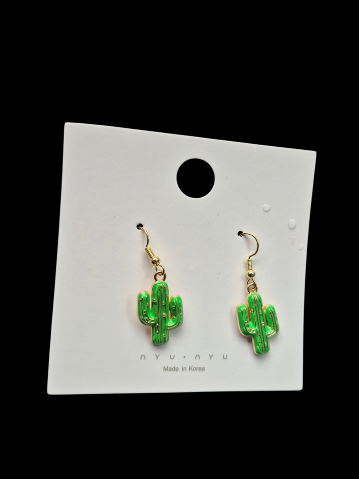 Cactus earrings