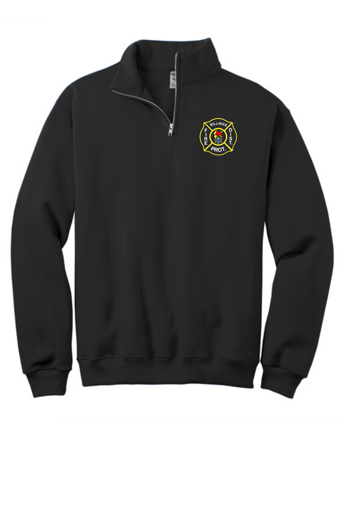 Cadet Collar 1/4 Zip Pullover (EMBROIDERED LOGO)