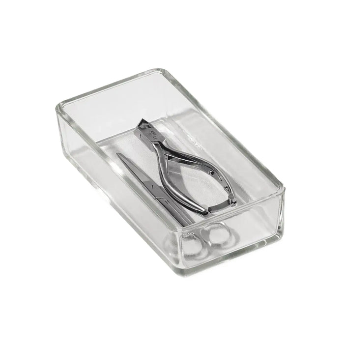Clear Glass Instrument Container - Ruck Ruck 200-x-100-x-50-mm-Sterilizable