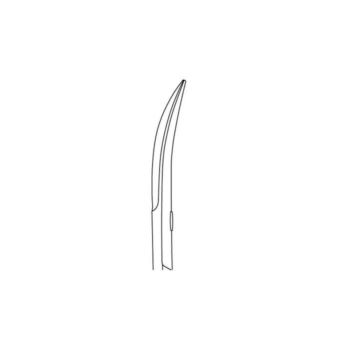 Curved nail scissors - Length: 9 cm - Ruck Ruck