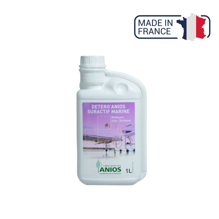 Deterg'anios suractive Marine - Floors and Surfaces - Wetting, dispersing and solubilizing effect - 1 L or 5L - Anios Anios