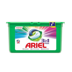 Detergent - Ariel Color & Style - 3 in 1 PODS - 38 washes - My Podologie