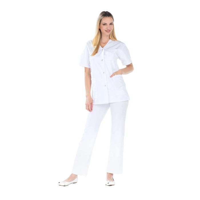 Dora - Tunic - Short sleeves - V-neck - Women - 75 cm - My Podologie