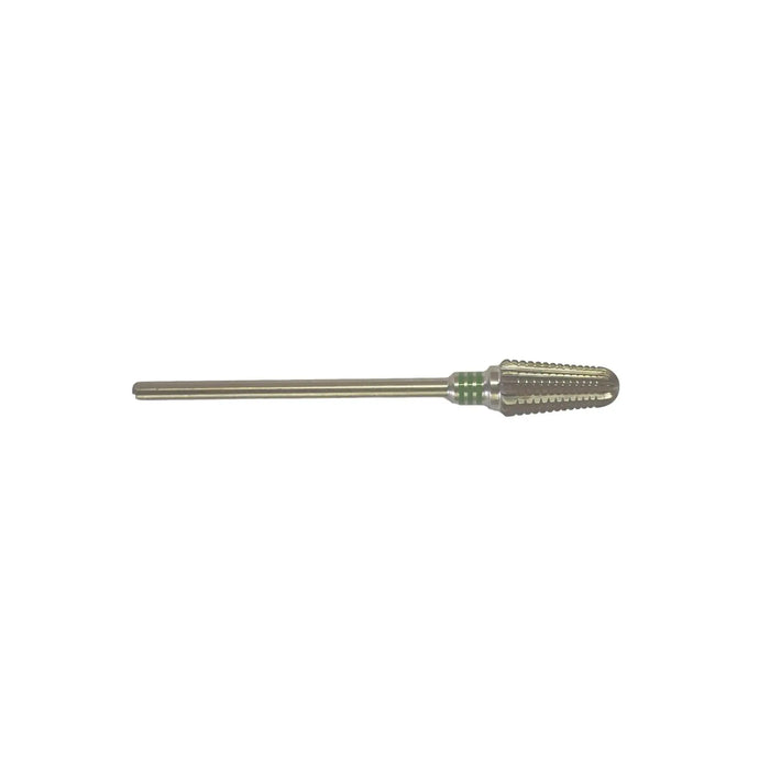 Bur E5275 Conical tungsten carbide with round tip - Abrasion of thick nails and onychogryphosis - Super helical toothing - My Podologie