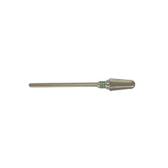 Bur E5275 Conical tungsten carbide with round tip - Abrasion of thick nails and onychogryphosis - Super helical toothing - My Podologie