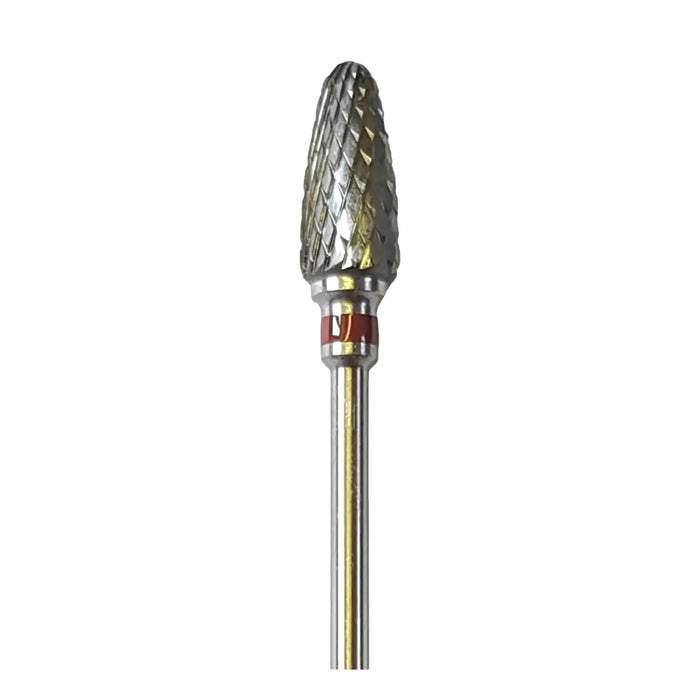 Bur E5453 Tungsten carbide - Abrasion of normal to thick nails - Intermediate cross teeth - 6.0 mm - My Podologie