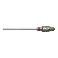 Bur E5453 Tungsten carbide - Abrasion of normal to thick nails - Intermediate cross teeth - 6.0 mm - My Podologie