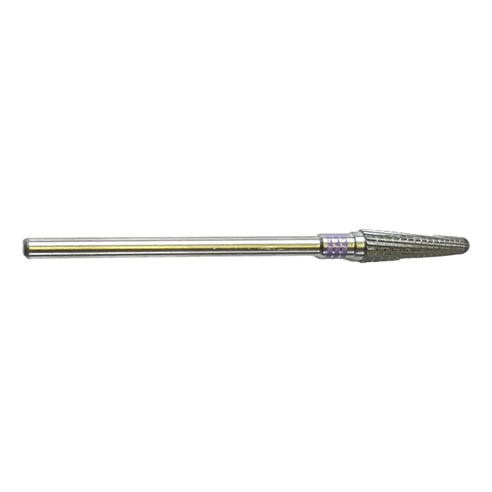 Bur E6925 Tungsten carbide - Abrasion of normal nails - Super fine helical teeth - 4 mm - My Podologie