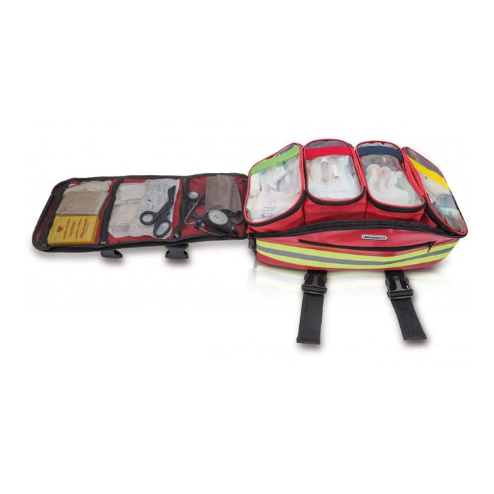 Emergency Trapezoidal backpack - waterproof - Red - My Podologie