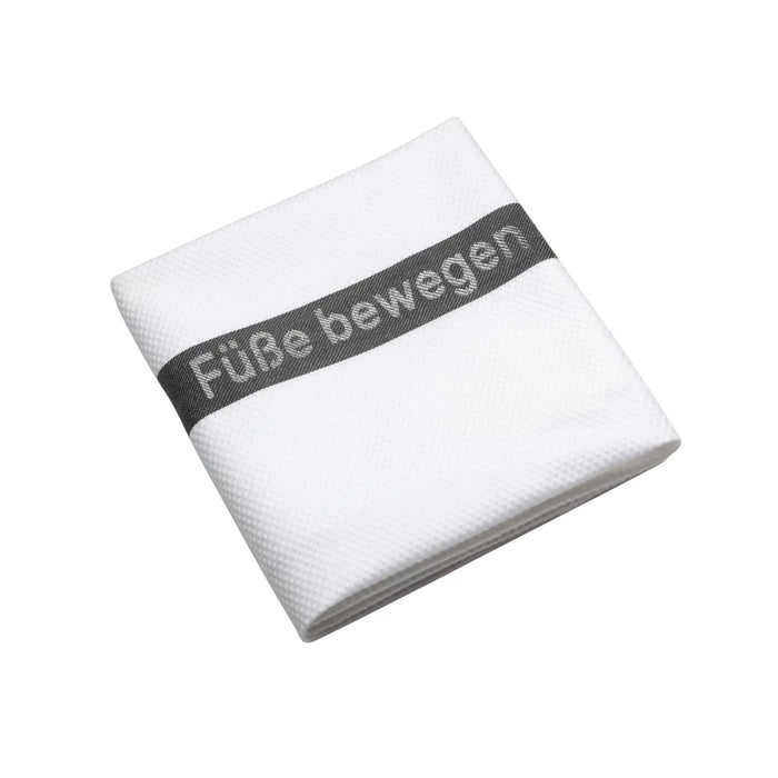 Fabric with interlacing - Foot and care - 50 x 70 cm - Ruck Ruck  Gray