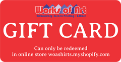 Gift Card-Online Store Only
