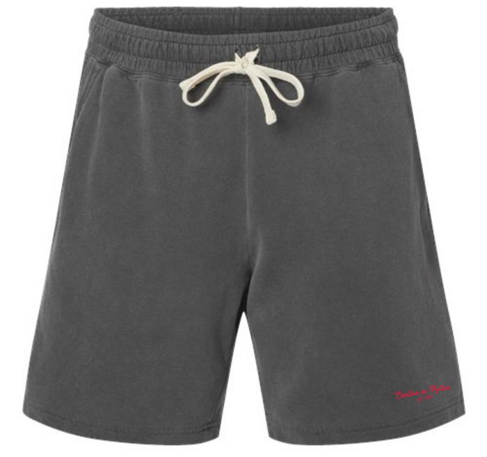 Illustrated Fleece Shorts
