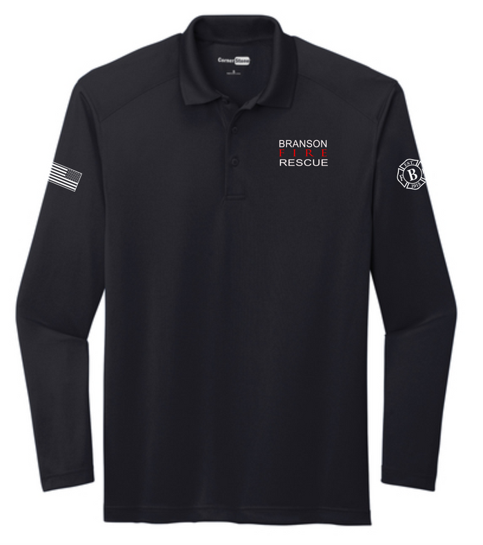 Lightweight Long Sleeve Polo with BFR Maltese
