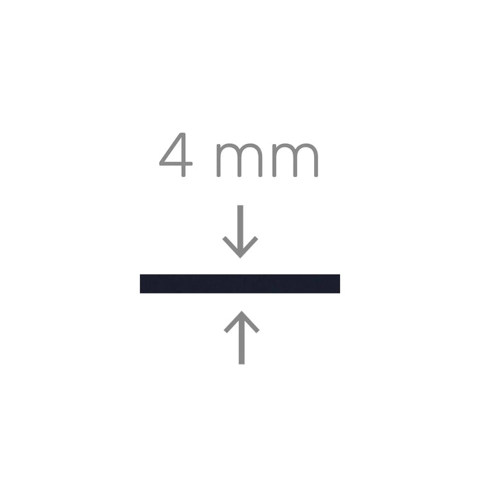4mm / Black / 1150 x 750mm