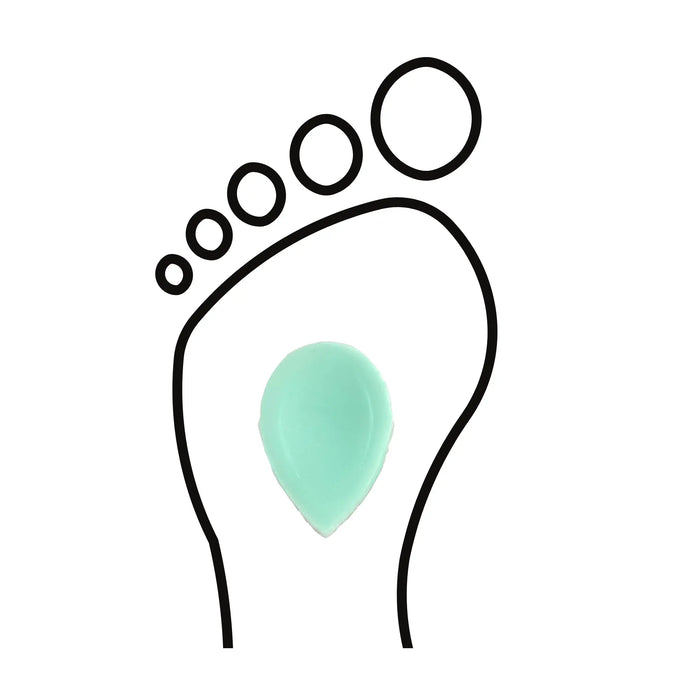 Metatarsal Pad - Drop Shape - ARC - Shore 25-35 - Green - My Podologie