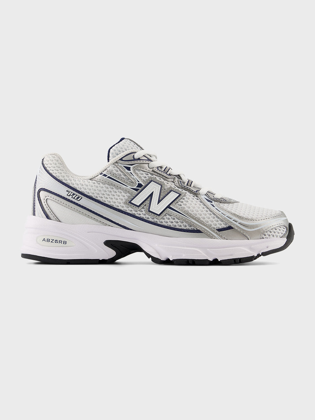 New Balance 740 Sneakers | White/NB Navy