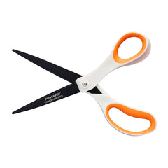 Non-stick metal scissors - White / Orange - 21 cm - Fiskars - My Podologie