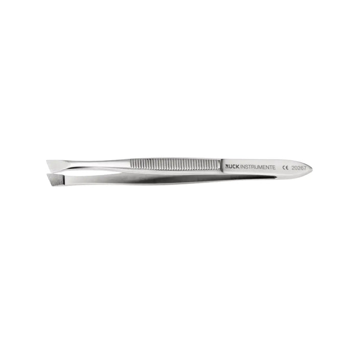 Oblique tweezers - Length: 9 cm - Cutting edge: 5 mm - Ruck Ruck