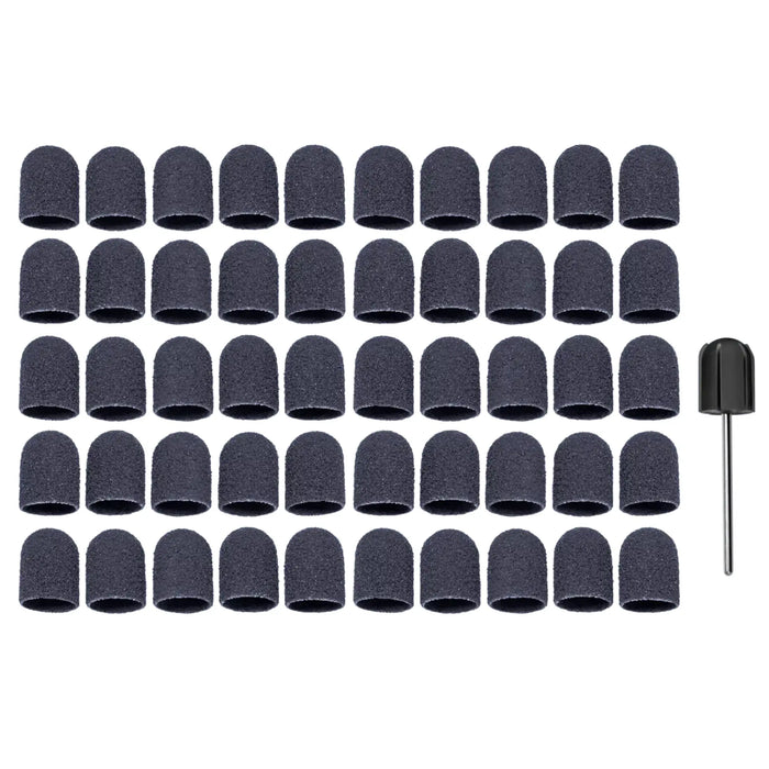 Pack - Round abrasive cap holder 7005 + 50 abrasive caps 0503 Coarse grain - 13 mm - Ruck Ruck