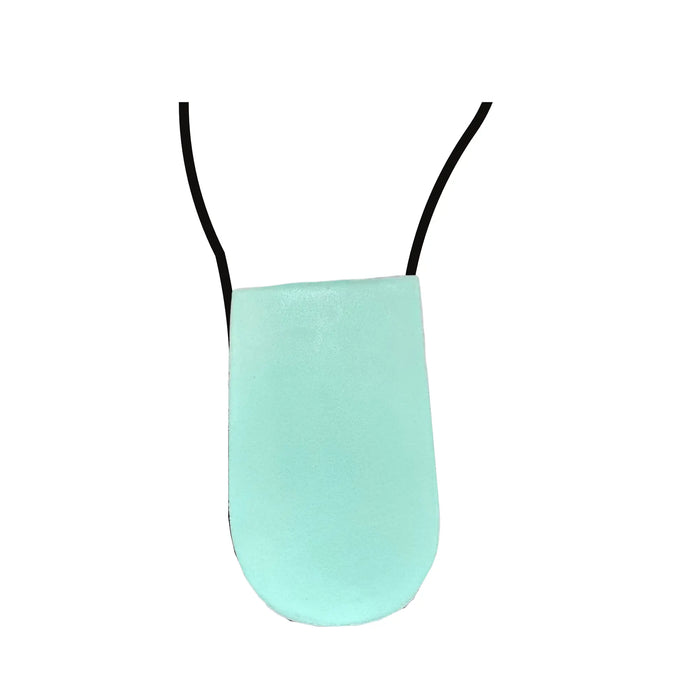 Short latex foam heel cup - Shore 25-35 - 5 mm - Green - My Podologie