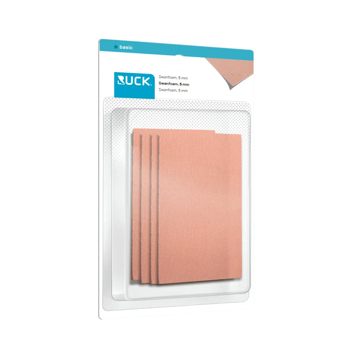 Swan Foam - 4 plates - 7.5 x 11.6 cm - Thickness: 5 mm - Ruck Ruck