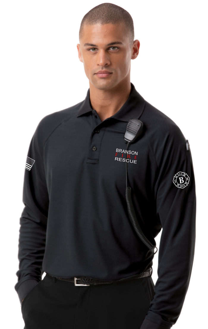 Tactical Long Sleeve Polo with BFR Maltese