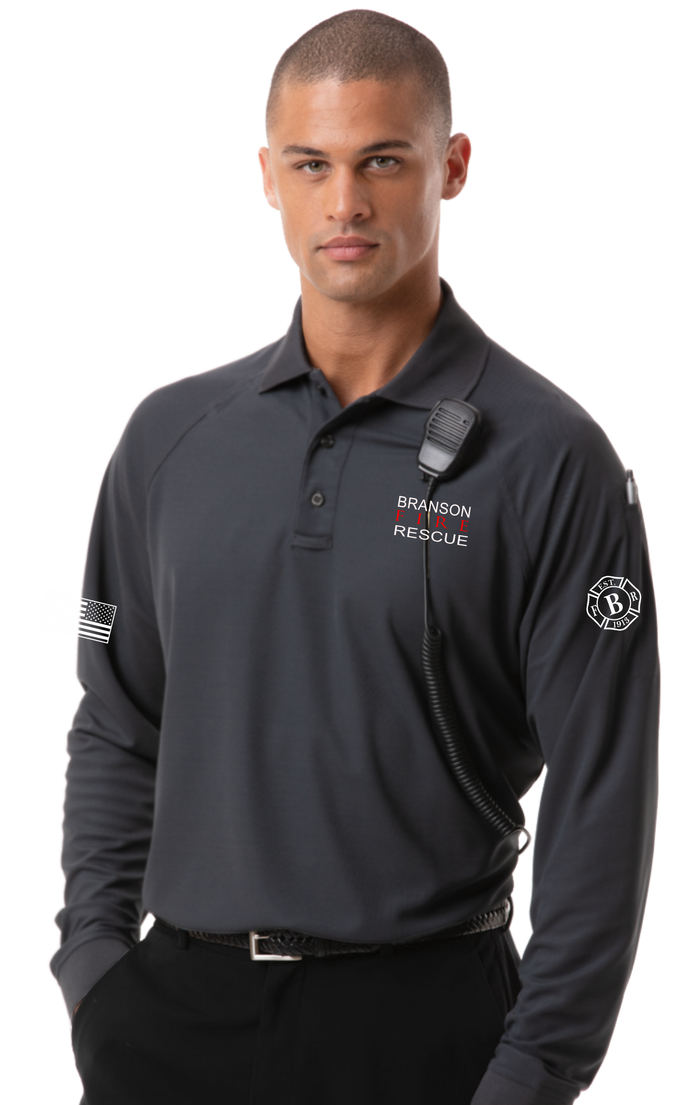Tactical Long Sleeve Polo with BFR Maltese