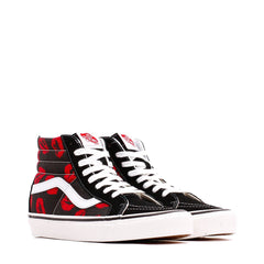 Vans Men UA Sk8-Hi 38 DX Anaheim Factory Black Red Hot Lips VN0A38GF45T