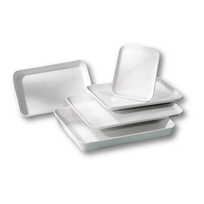 White melamine instrument tray - Several sizes - Ruck Ruck